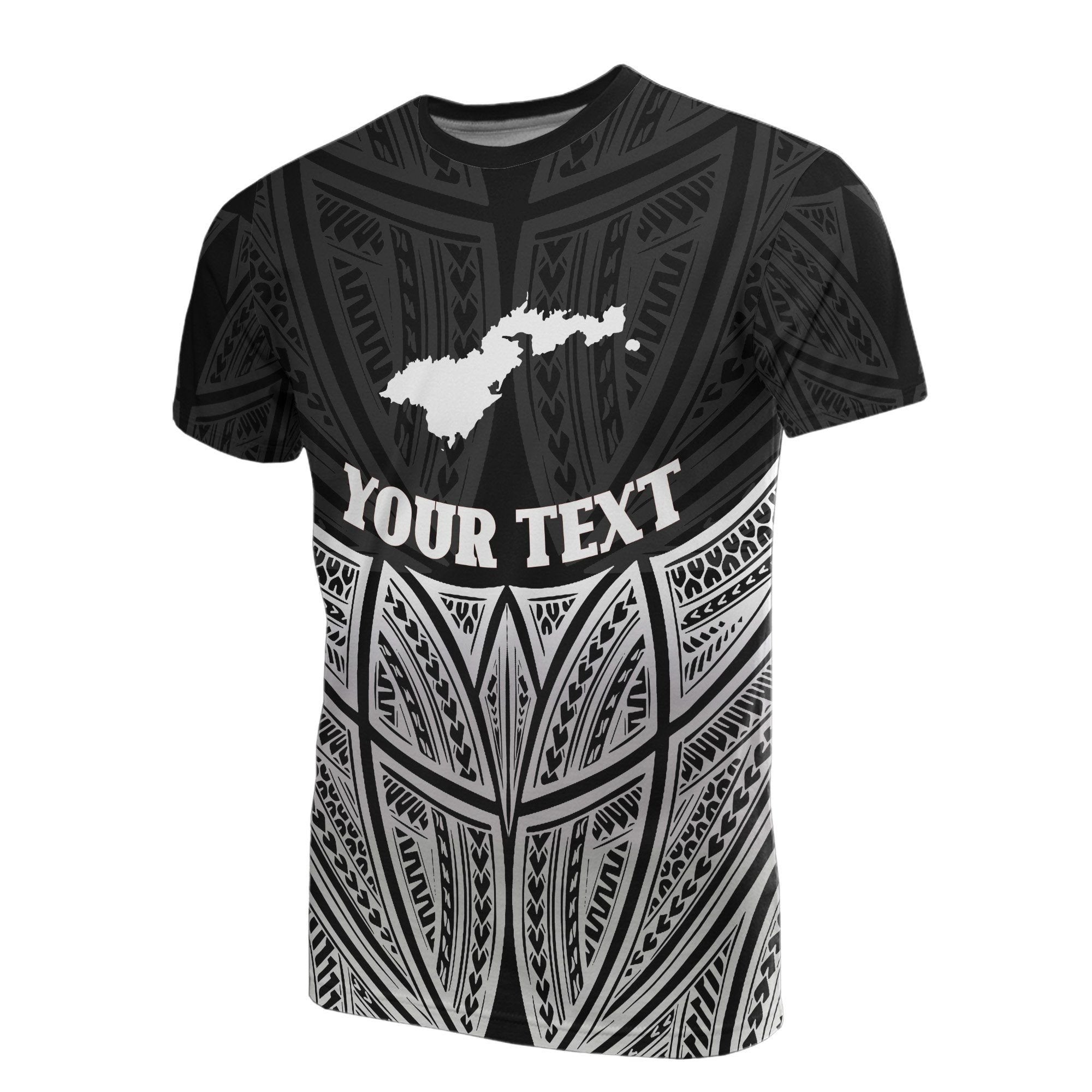 American Samoa Polynesian Personalised Name Black Pride Map And Seal Unisex 3D T-Shirt All Over Print HNAVL