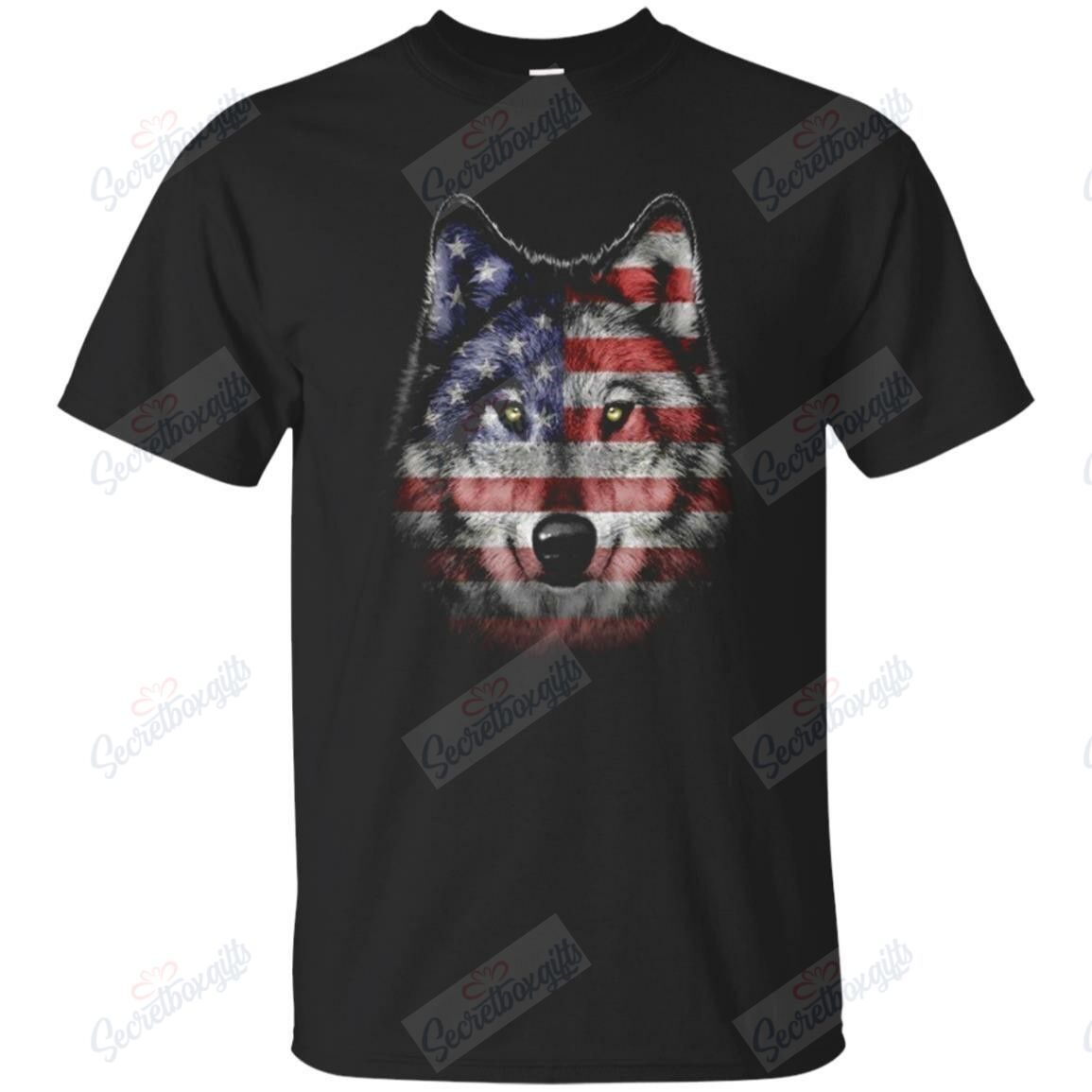 American Wolf Unisex 3D T-Shirt All Over Print OGCFX